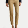 Lauren Ralph Lauren Текстилни панталони 200631310018 Бежов Slim Fit цвят на ниска цена