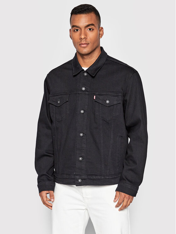 Levi's® Дънково яке The Trucker 72334-0403 Черен Regular Fit цвят на ниска цена