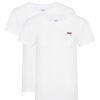 Levi's® Комплект тениски Essential 004AO-0002 Бял Slim Fit цвят на ниска цена