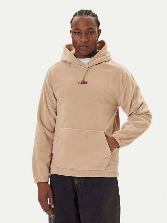 Levi's® Полар 001B8-0018 Бежов Regular Fit цвят на ниска цена