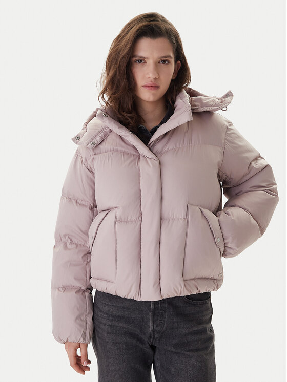 Levi's® Пухено яке Western Bubble 003MD-0003 Розов Regular Fit цвят на ниска цена