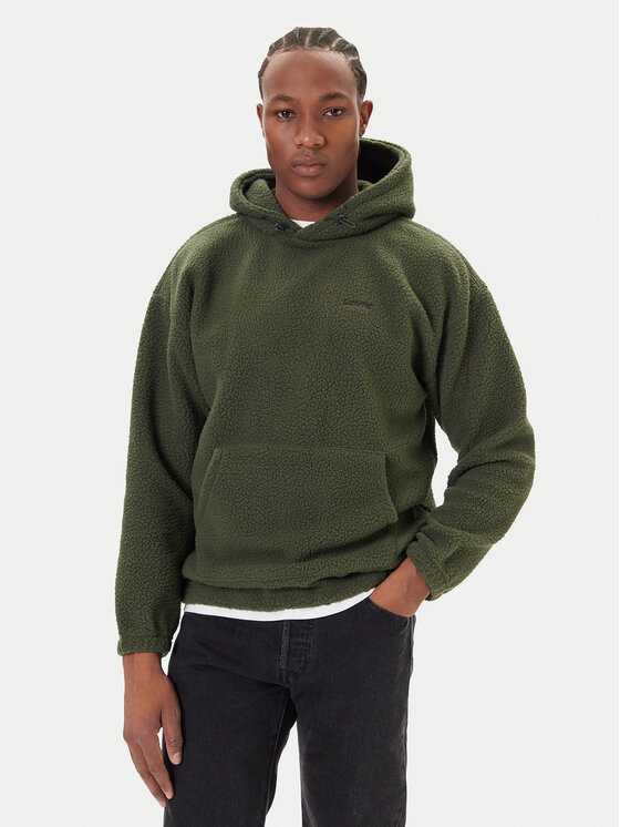 Levi's® Суитшърт Cozy Up A1034-0029 Зелен Relaxed Fit цвят на ниска цена