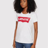 Levi's® Тишърт The Perfect Graphic Tee 17369-0053 Бял Regular Fit цвят на ниска цена