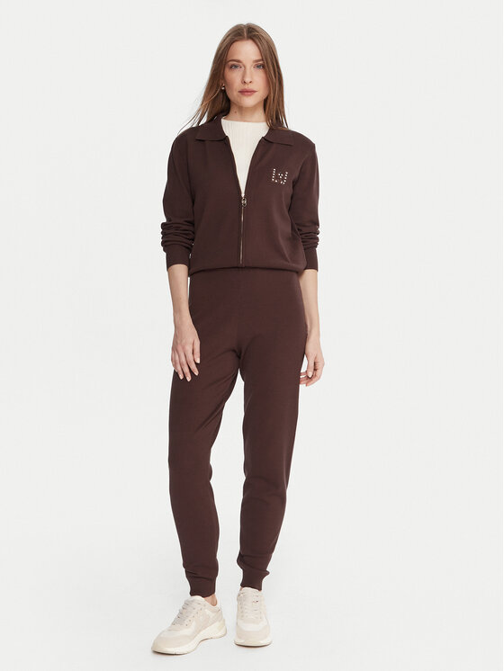 Liu Jo Sport Анцуг TF5249 MS63L Кафяв Regular Fit цвят на ниска цена
