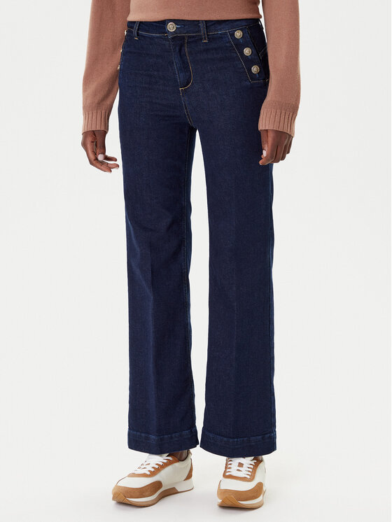 Liu Jo Sport Дънки UF5090 D0264 Тъмносин Regular Fit цвят на ниска цена