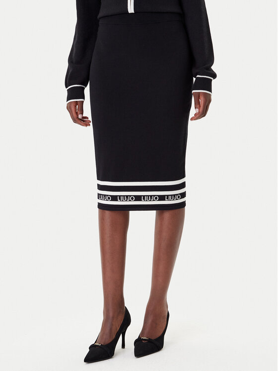 Liu Jo Sport Пола тип молив TF5217 MS63L Черен Regular Fit цвят на ниска цена