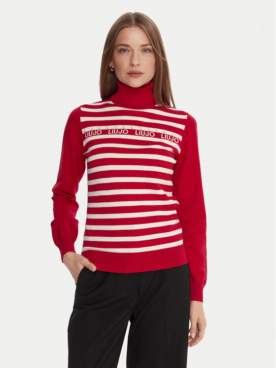 Liu Jo Sport Поло TF5219 MS63L Червен Regular Fit цвят на ниска цена