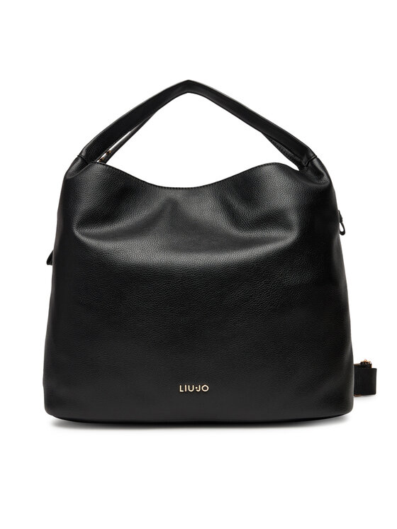 Liu Jo Дамска чанта Esc L Hobo AF5057 E0058 Черен цвят на ниска цена