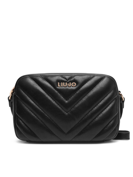 Liu Jo Дамска чанта Lunny AF5187 E0426 Черен цвят на ниска цена