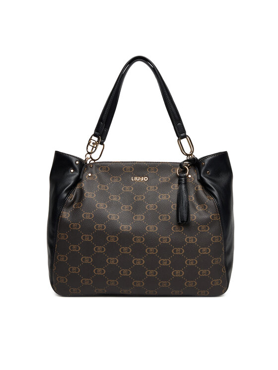 Liu Jo Дамска чанта M Tote AF5112 E0053 Кафяв цвят на ниска цена