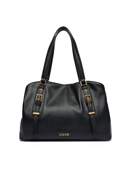 Liu Jo Дамска чанта Mantua AF5045 E0058 Черен цвят на ниска цена