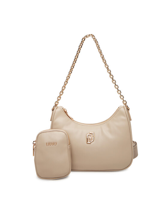 Liu Jo Дамска чанта S Hobo AF5180 E0077 Бежов цвят на ниска цена