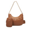Liu Jo Дамска чанта S Hobo AF5180 E0077 Кафяв цвят на ниска цена