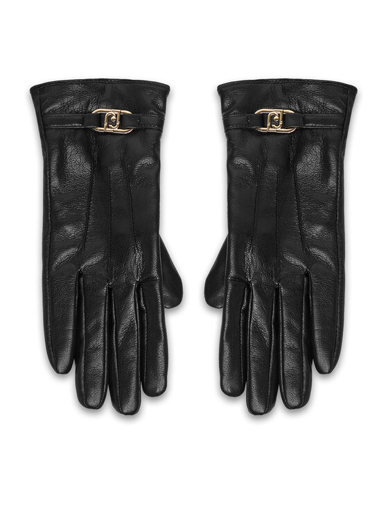 Liu Jo Дамски ръкавици 2F5061 E0002 Черен цвят на ниска цена