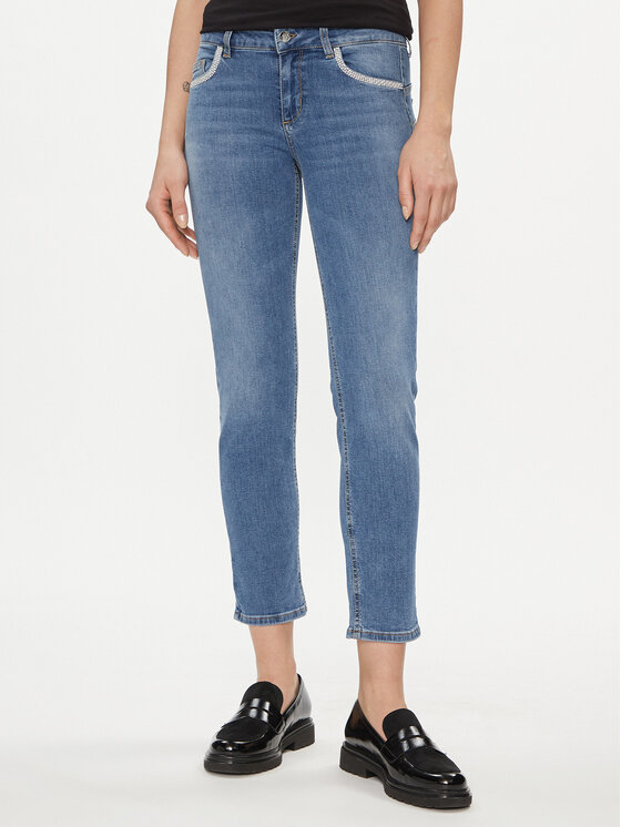 Liu Jo Дънки UA4001 D4448 Син Skinny Fit цвят на ниска цена