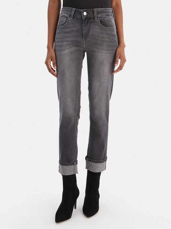 Liu Jo Дънки UF5006 D4615 Сив Regular Fit цвят на ниска цена