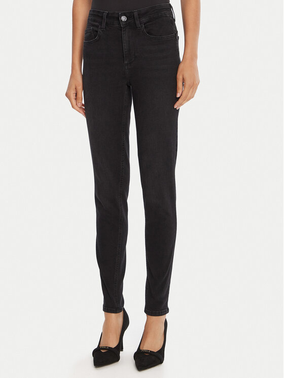 Liu Jo Дънки UF5013 D4615 Черен Skinny Fit цвят на ниска цена