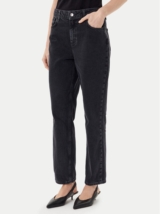 Liu Jo Дънки UF5019 D4927 87456 Черен Straight Fit цвят на ниска цена