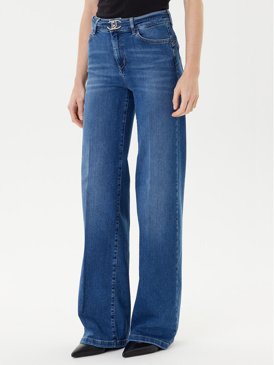 Liu Jo Дънки UF5100 D0264 78899 Тъмносин Regular Fit цвят на ниска цена