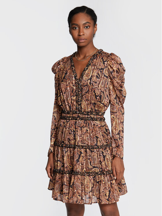 Liu Jo Ежедневна рокля WF2526 T3260 Кафяв Regular Fit цвят на ниска цена