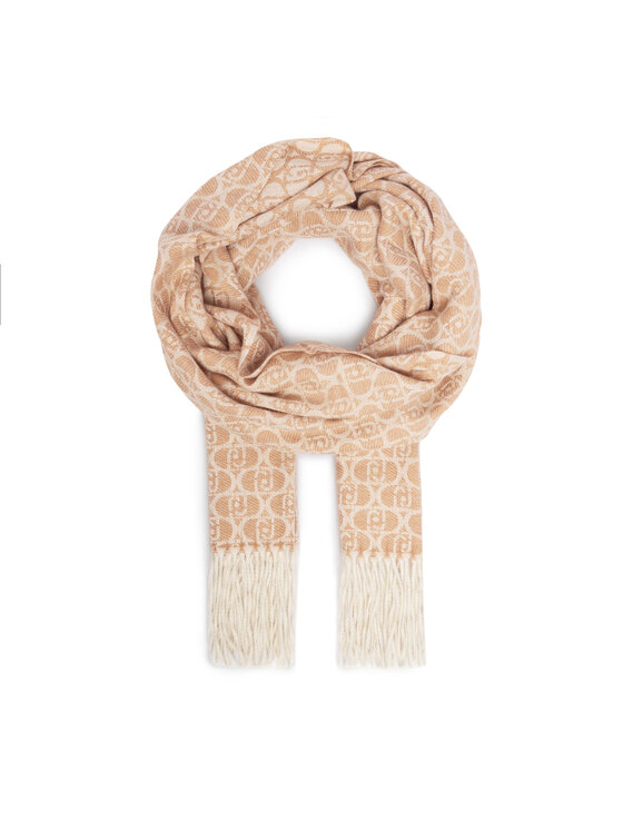 Liu Jo Зимен шал 2F5018 T0300 Бежов цвят на ниска цена