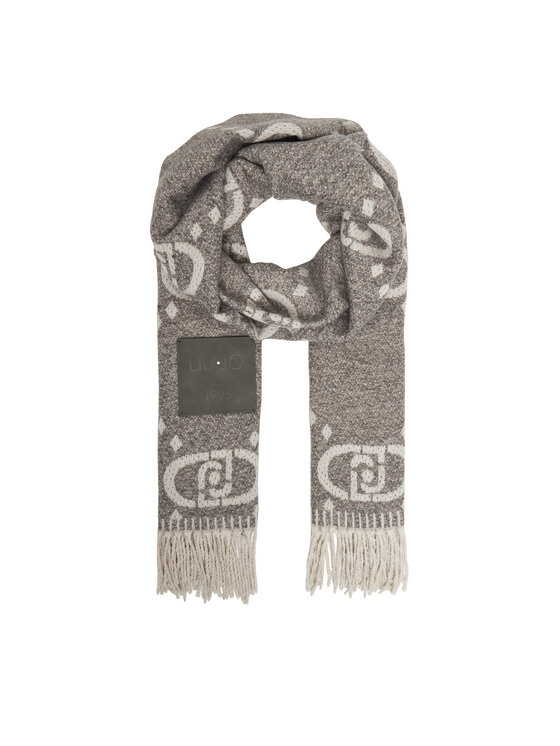 Liu Jo Зимен шал Stola Maxi Oval 2022F5038 T0300 Сив цвят на ниска цена