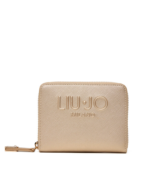 Liu Jo Портфейл Ecs M Zip Around AF5156 E0087 Златист цвят на ниска цена