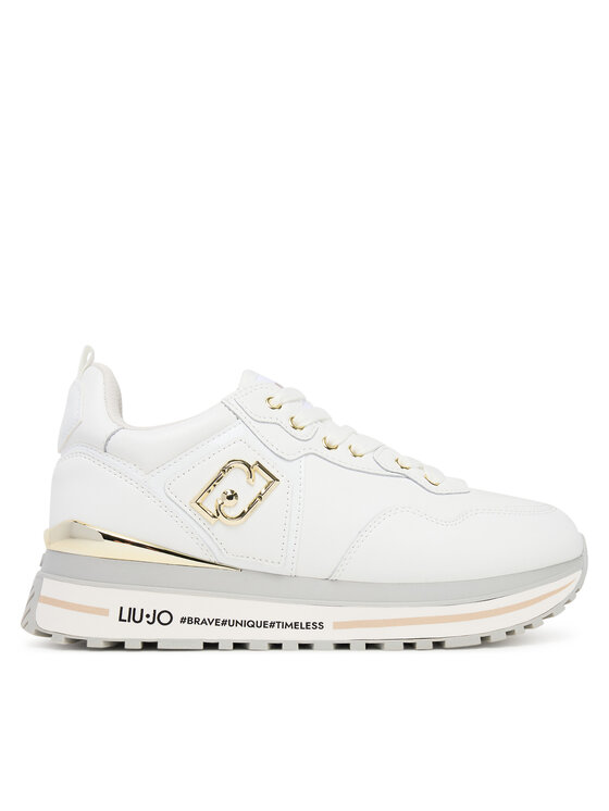 Liu Jo Сникърси Maxi Wonder 01 BF5009 P0102 Бял цвят на ниска цена