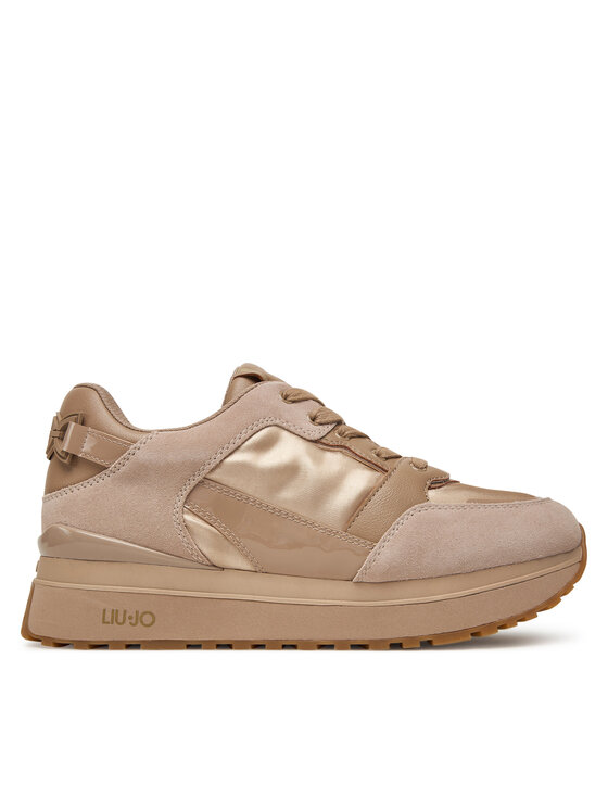 Liu Jo Сникърси Maxi Wonder 91 BF5005 PX522 Бежов цвят на ниска цена
