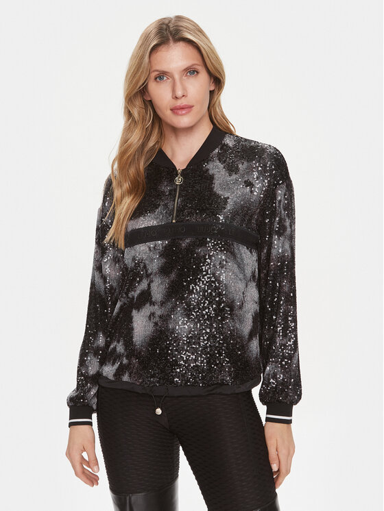 Liu Jo Суитшърт TA4018 J4623 Черен Regular Fit цвят на ниска цена