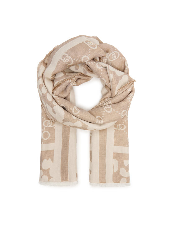 Liu Jo Шал Stola Jacquard Mon 2F5040 T0300 Бежов цвят на ниска цена