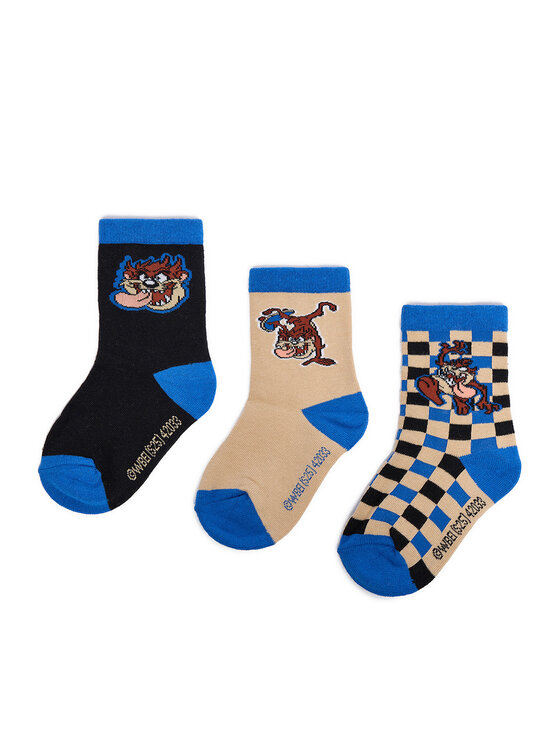 Looney Tunes Дълги чорапи CEO-ACCCS-AW25-227WBLT(3-PACK) Бежов цвят на ниска цена