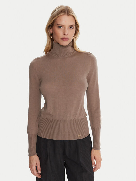 Luisa Spagnoli Поло Manos 100106 Черен Slim Fit цвят на ниска цена