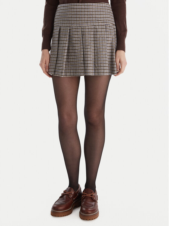 MAX&Co. Мини пола Canto 2526106064200 Кафяв Regular Fit цвят на ниска цена