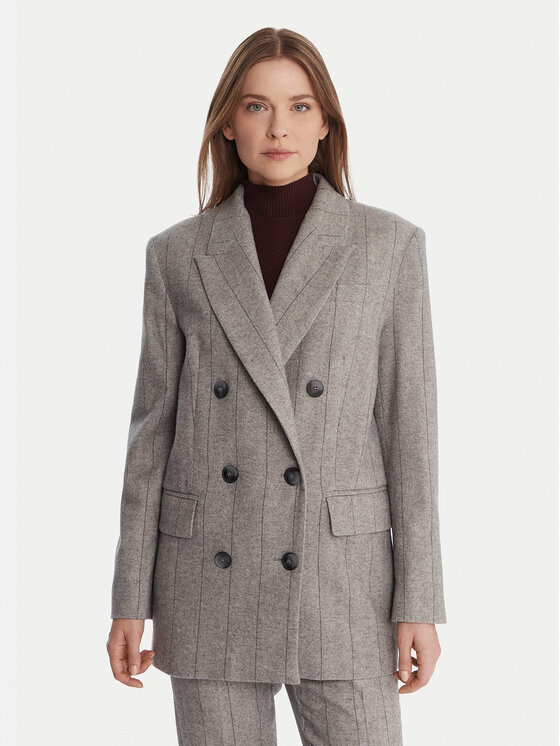 MAX&Co. Сако Iames 2526046084200 Сив Relaxed Fit цвят на ниска цена