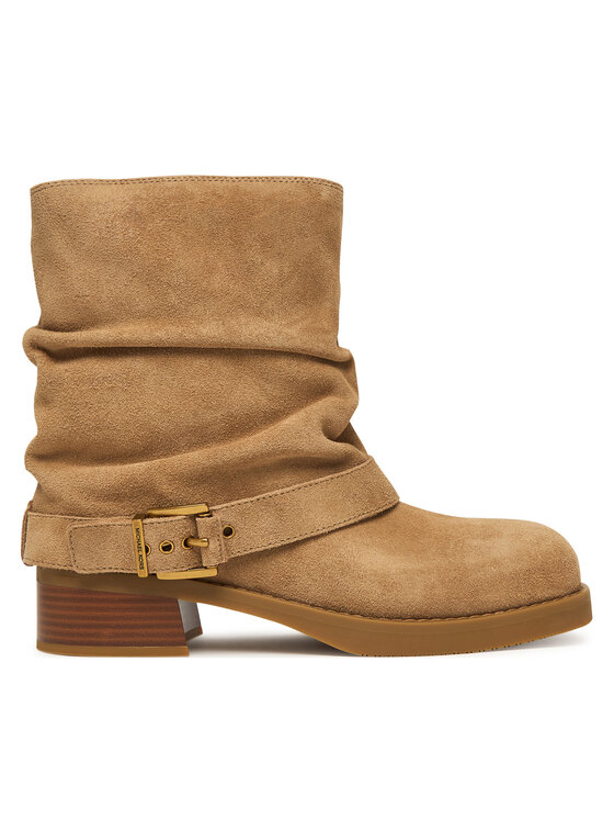 MICHAEL Michael Kors Боти Colby 40F5COFE5S Бежов цвят на ниска цена