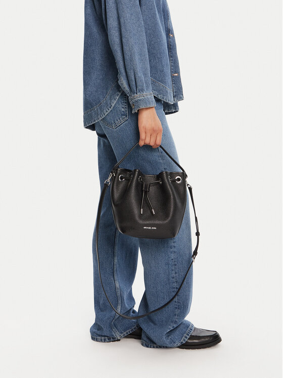 MICHAEL Michael Kors Дамска чанта 30F5SQ7M8L Черен цвят на ниска цена