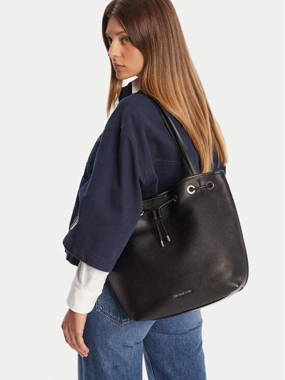 MICHAEL Michael Kors Дамска чанта Avery 30F5SQ7T2L Черен цвят на ниска цена