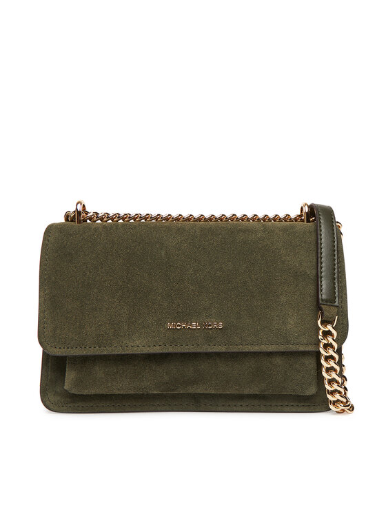 MICHAEL Michael Kors Дамска чанта Claire 30F5GC7L3S Каки цвят на ниска цена