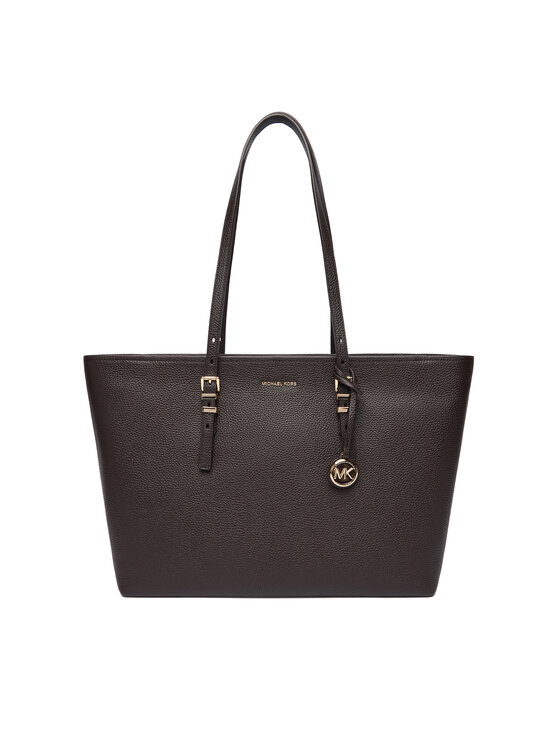 MICHAEL Michael Kors Дамска чанта Quinn 30T5GQNT9L Кафяв цвят на ниска цена