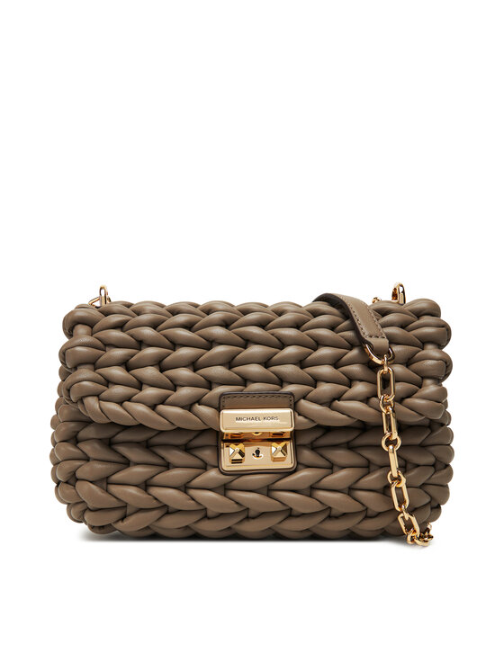 MICHAEL Michael Kors Дамска чанта Tribeca 30T5G2RL7T Бежов цвят на ниска цена