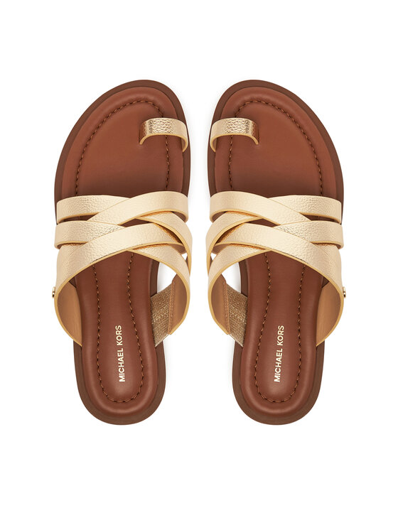 MICHAEL Michael Kors Джапанки Nora 40S5NOFS1M Златист цвят на ниска цена