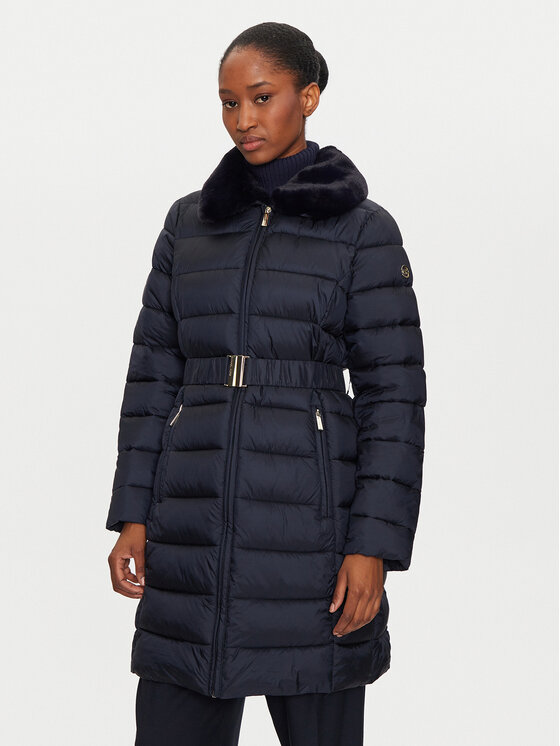 MICHAEL Michael Kors Зимно яке 77B6597M42 Тъмносин Slim Fit цвят на ниска цена