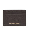 MICHAEL Michael Kors Калъф за кредитни карти 32F7GF6D0L Кафяв цвят на ниска цена