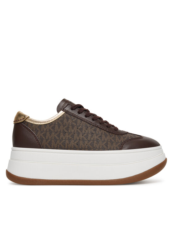 MICHAEL Michael Kors Сникърси Hayes 43T5HYFS2L Кафяв цвят на ниска цена