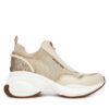 MICHAEL Michael Kors Сникърси Zuma Mixed-Media Trainer 43F5ZUFP2L Златист цвят на ниска цена