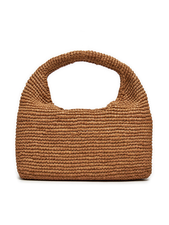 Manebi Дамска чанта Halfmoon Bag V 2.2 DH Кафяв цвят на ниска цена