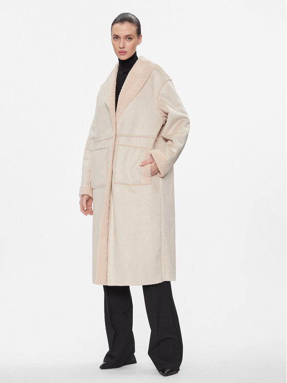 Marc Aurel Кожух 5496 1000 93142 Бежов Loose Fit цвят на ниска цена