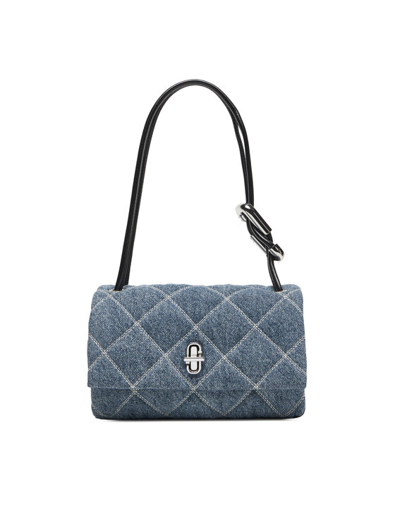 Marc Jacobs Дамска чанта The Quilted Denim Mini 2P5HSH013H03 Син цвят на ниска цена