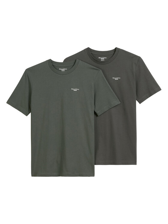 Marc O'Polo Denim Комплект тениски 5000007362 Каки Regular Fit цвят на ниска цена